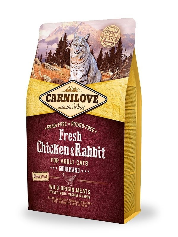 Carnilove Fresh Chicken&amp;Rabbit Gourmand 400g Delikatna karma dla Kota