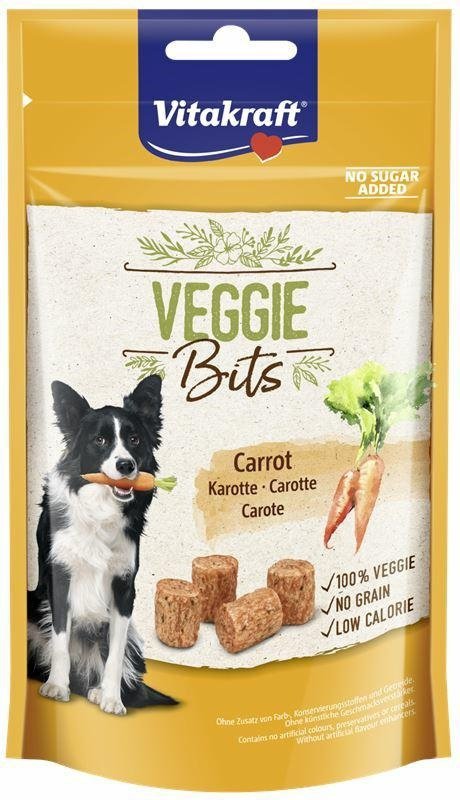 Vitakraft Veggies Bits 40g Wegetariański przysmak z marchwi dla psa