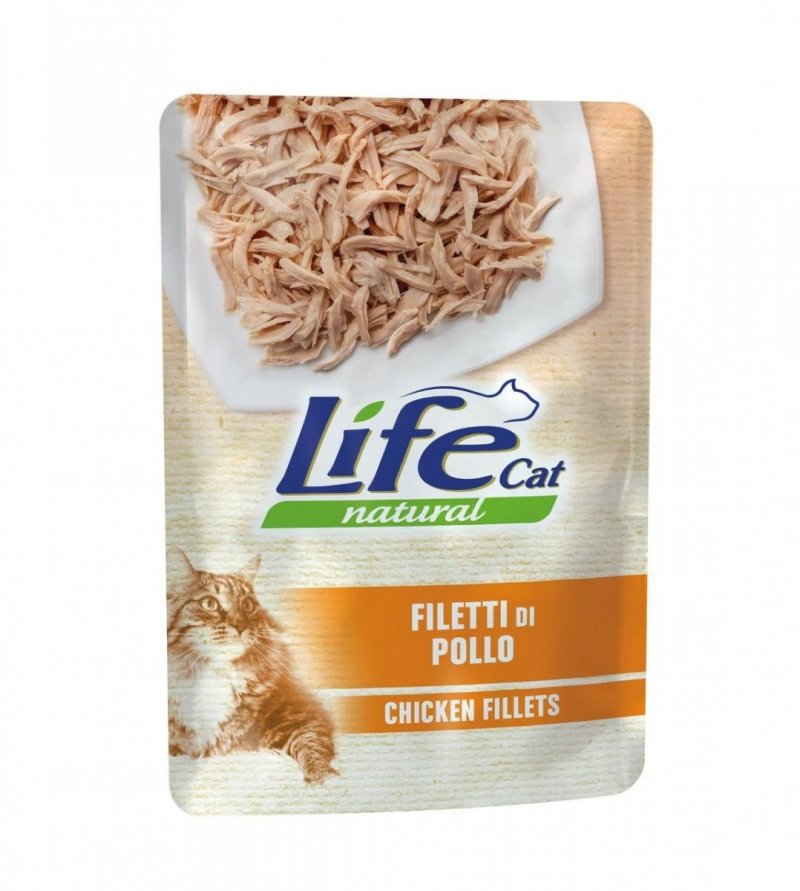 Life natural cat Filet z piersi Kurczaka 70g saszetka Mokra karma dla Kotów
