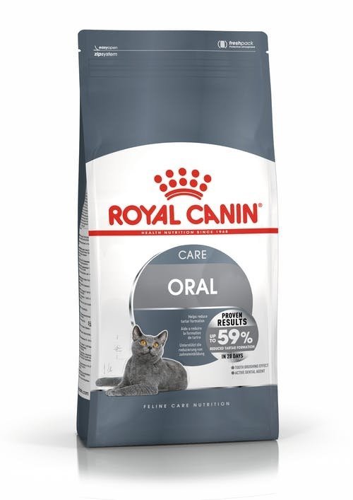 Royal Canin Oral Care 8kg sucha karma dla Kotów ogranicza powstawania płytki i kamienia nazębnego