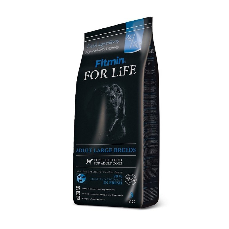 mag Suwak: Fitmin for Life Adult Large 3kg Sucha karma premium dla dorosłych psów Dużych ras
