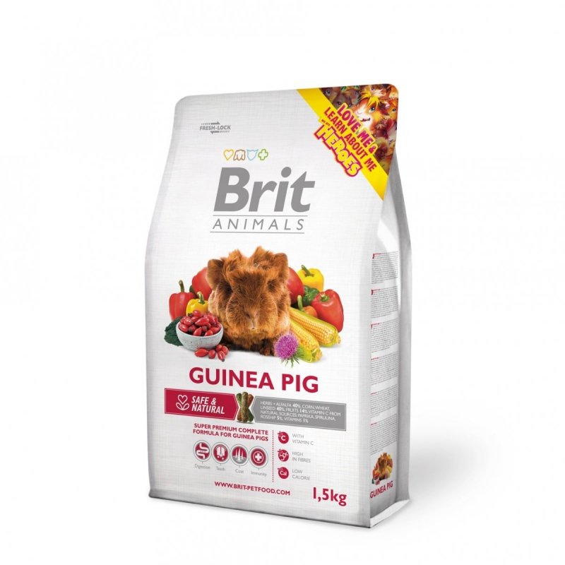 Brit Animals Guinea Pig 1,5kg Pokarm dla Świnki morskiej