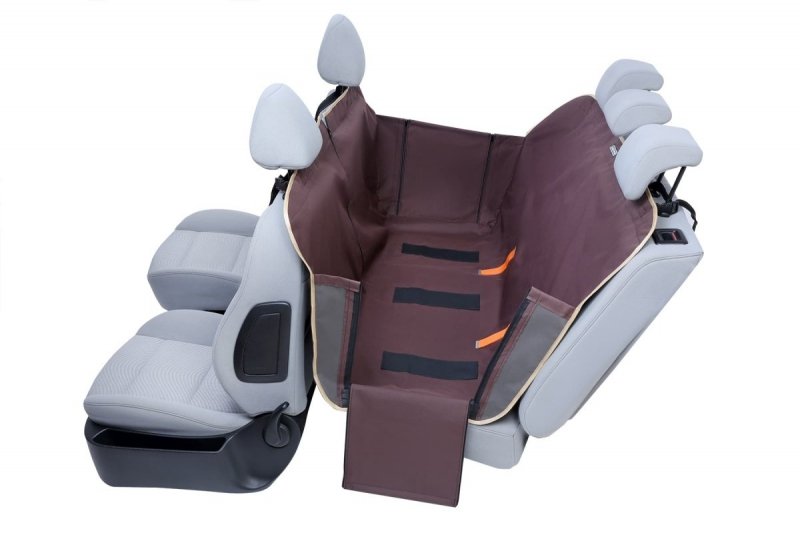 Indywidualna mata Kardiff Anti Slip z Bokami i Zamkiem L 137x167cm Brązowa