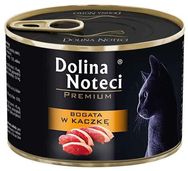 Dolina Noteci bogata w Kaczkę 185g puszka dla kota