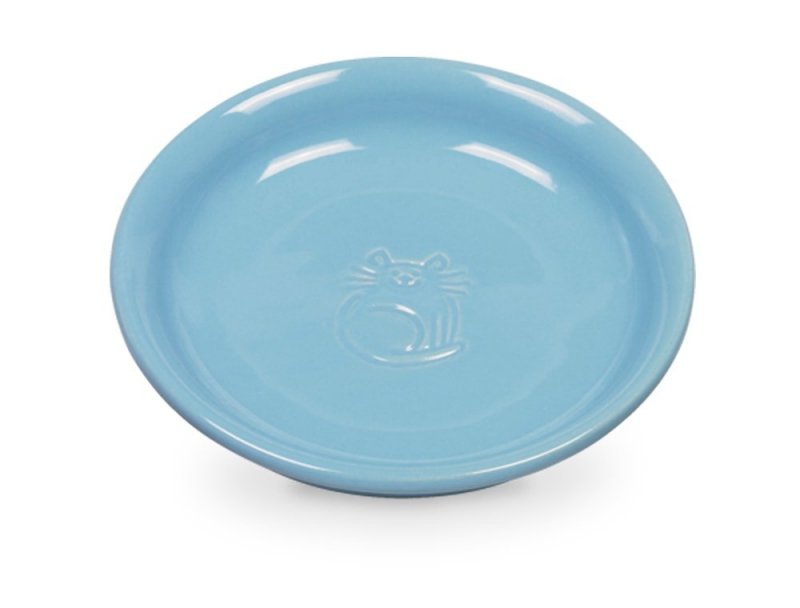 Nobby Miska Ceramiczna okrągła dla kota 14x2cm Błękitna