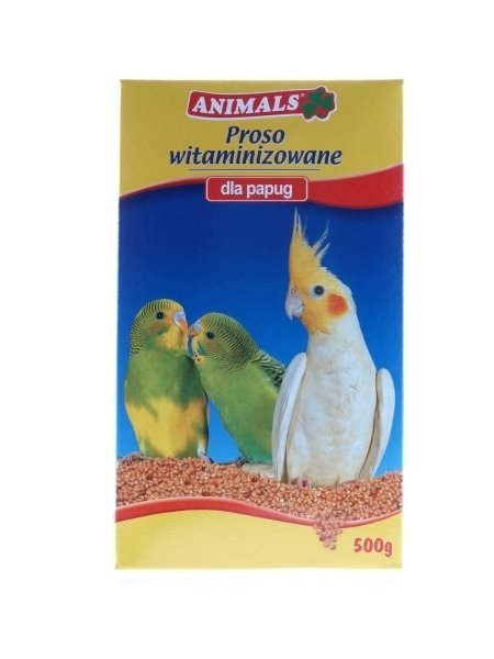 Animals Proso witaminizowane dla Papug 500g