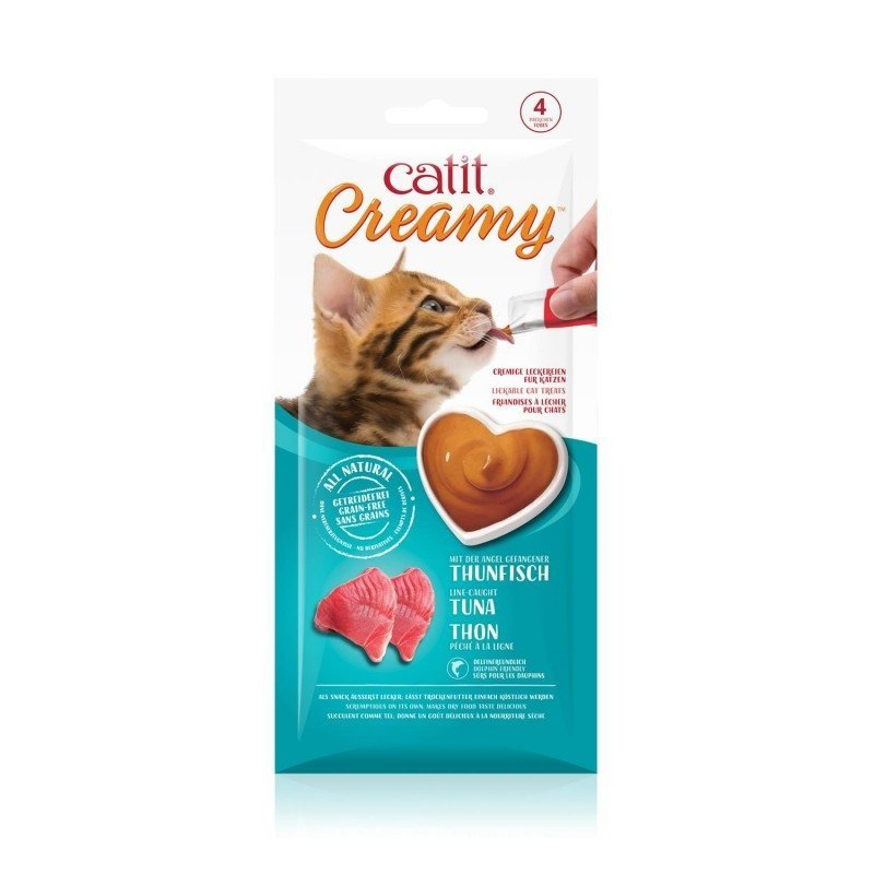 Catit Creamy Tuna mokry przysmak dla Kota Tuńczyk 4szt/opak CH-4542