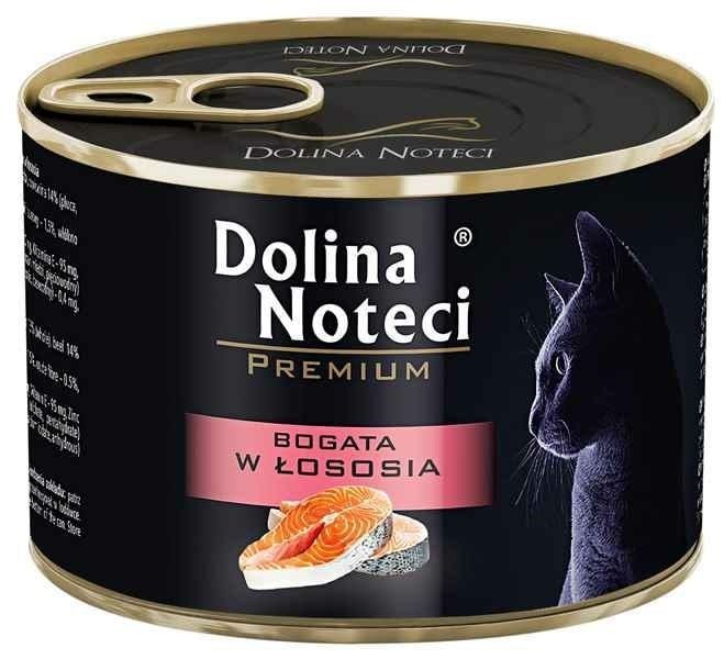 Dolina Noteci bogata w Łososia 185g puszka dla kota