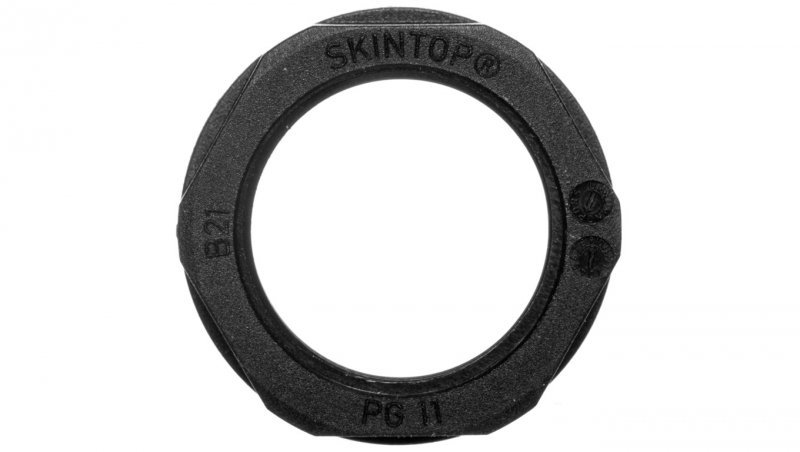 Nakrętka poliamidowa PG11 SKINTOP GMP-GL 11 czarna 53019220 /100szt./