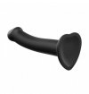 STRAP-ON ME Silicone Bendable Dildo Double Density Black M