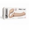 STRAP-ON ME Vibrating Strap-on Vanilla L