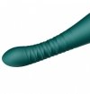 Wibrator-Zalo King Vibrating Thruster Turquoise Green