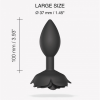 LOVE TO LOVE Korek Analny - OPEN ROSES L SIZE - BLACK ONYX