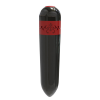 BOSS SERIES Wibrator Bullet na Pilota - Rocket black (with remote)