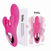 FeelzToys Wibrator Króliczek  - TriVibe G-Spot Vibrator with Clitoral & Labia Stimulation Pink