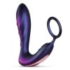 HUEMAN Masażer Prostaty + Pierścień + Pilot - Black Hole Anal Vibrator