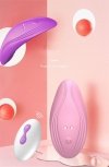 BossSeries Ultrathin Wearable remote mini vibe PINK-Wibrator do Majtek 