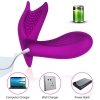FOX SHOW Stymulator-Silicone Panty Vibrator USB 10 Function / Heating / Voice Control