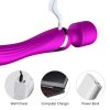  FOX Stymulator-Silicone Dual Massager USB 7+7 Function Purple