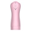 FOX SHOW Masturbator-Vibrating and Flashing Masturbation Cup USB 7+7 Function / Talk Mode (Pink)