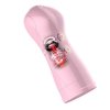 FOX SHOW Masturbator-Vibrating and Flashing Masturbation Cup USB 7+7 Function / Talk Mode (Pink)