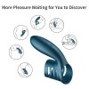 FOX Wibrator-Silicone Ring Blue USB 7 Function