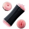 FOXSHOW Masturbator-Vibrating Masturbation Cup USB 10 function + Interactive Function / Double Ends