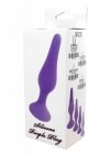 BossSeries Korek Analny-Silicone Plug Purple - Medium
