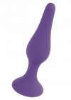 BossSeries Korek Analny-Silicone Plug Purple - Extra Large