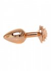 BossSeries Korek Analny-Jewellery Red Gold PLUG ROSE- Peach