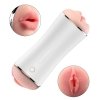 FOX SHOW Masturbator-Boss Series-Vibrating Masturbation Cup USB 10 function + Interactive Function / Double Ends