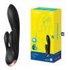 Satisfyer Wibrator Króliczek -Double Flex Connect App (Black) 