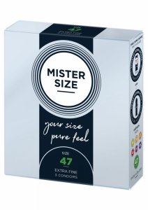 MISTER SIZE Prezerwatywy 47mm  3szt
