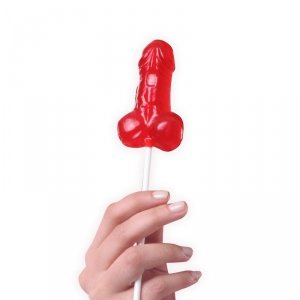Strawberry Penis Lollipop-Lizak