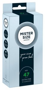 Mister Size Prezerwatywy 47mm 10szt