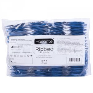 Prezerwatywy Pasante Ribbed 144 sztuki CAŁE OPAKOWANIE