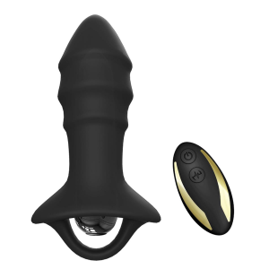 BOSS SERIES Korek Wibrujący na Piolta - Kylin black (with remote)