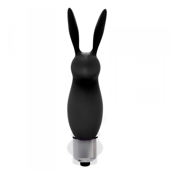 Rabbit Vibrating Bullet BLACK - MINI WIBRATOR BULLET