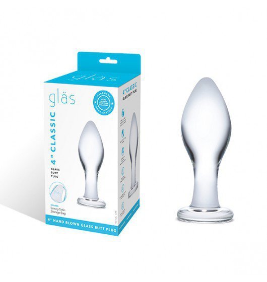 Glas - Korek Analny- Classic Glass Butt 
