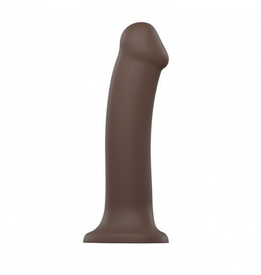 STRAP-ON Me Silicone Bendable Dildo Double Density Chocolate XL