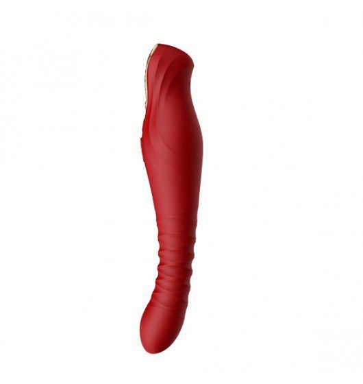 Wibrator-Zalo King Vibrating Thruster Wine Red