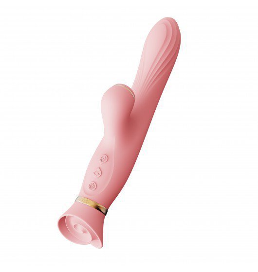 Wibrator i Stymulator Łechtaczki- Zalo Rose Vibrator Strawberry Pink