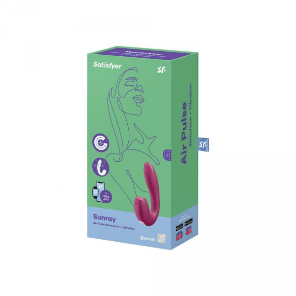 Satisfyer Stymulator na Aplikacje  - Sunray (Berry)