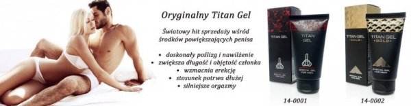 HENDEL  Żel na Powiększenie Penisa-Żel/sprej-Titan GEL 50ml.( ORGINAL )
