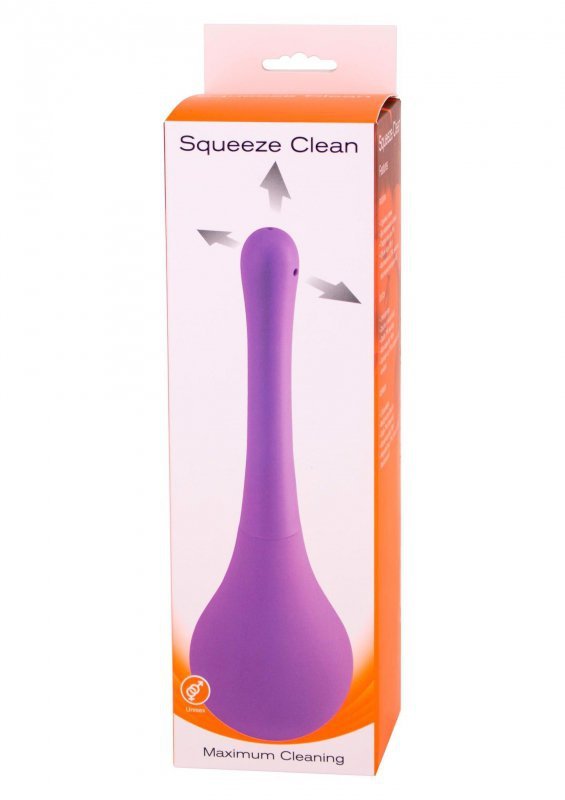 Seven Creations Gruszka do Lewatywy-Anal/hig-SQUEEZE CLEAN PURPLE