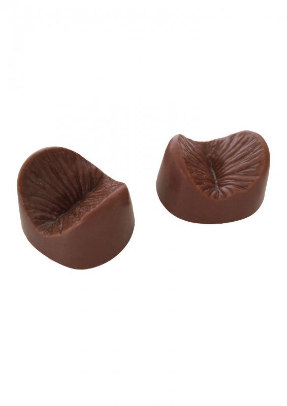 Edible Anus Brown skin tone-Czekoladki