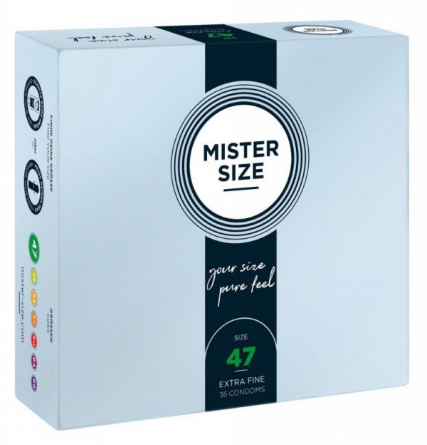 Mister Size Prezerwatywy 47mm  36szt