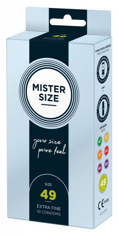 Mister Size Prezerwatywy 49mm 10szt