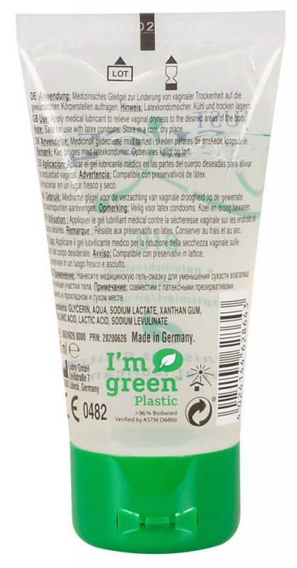 JUST GLIDE Wodny Lubrykant VEGE-Just Glide Bio 50 ml