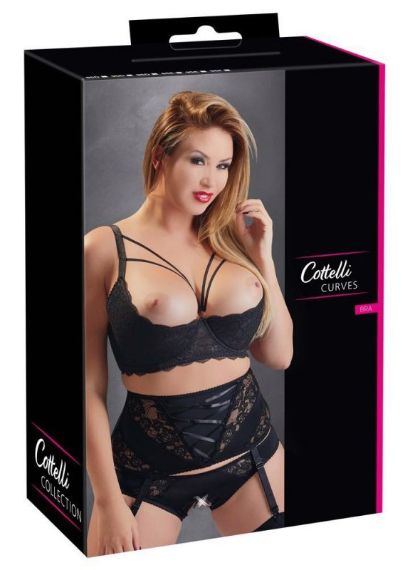 Cottelli Collection Uwodzicielski Biustonosz - Shelf Bra 85E